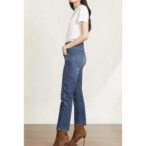 Veronica Beard Jeans Size 28 Ryleigh Slim Straight Button High Rise Durango Wash